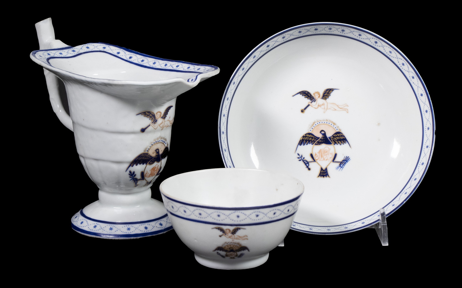 CHINESE EXPORT ARMORIAL PORCELAIN WITH