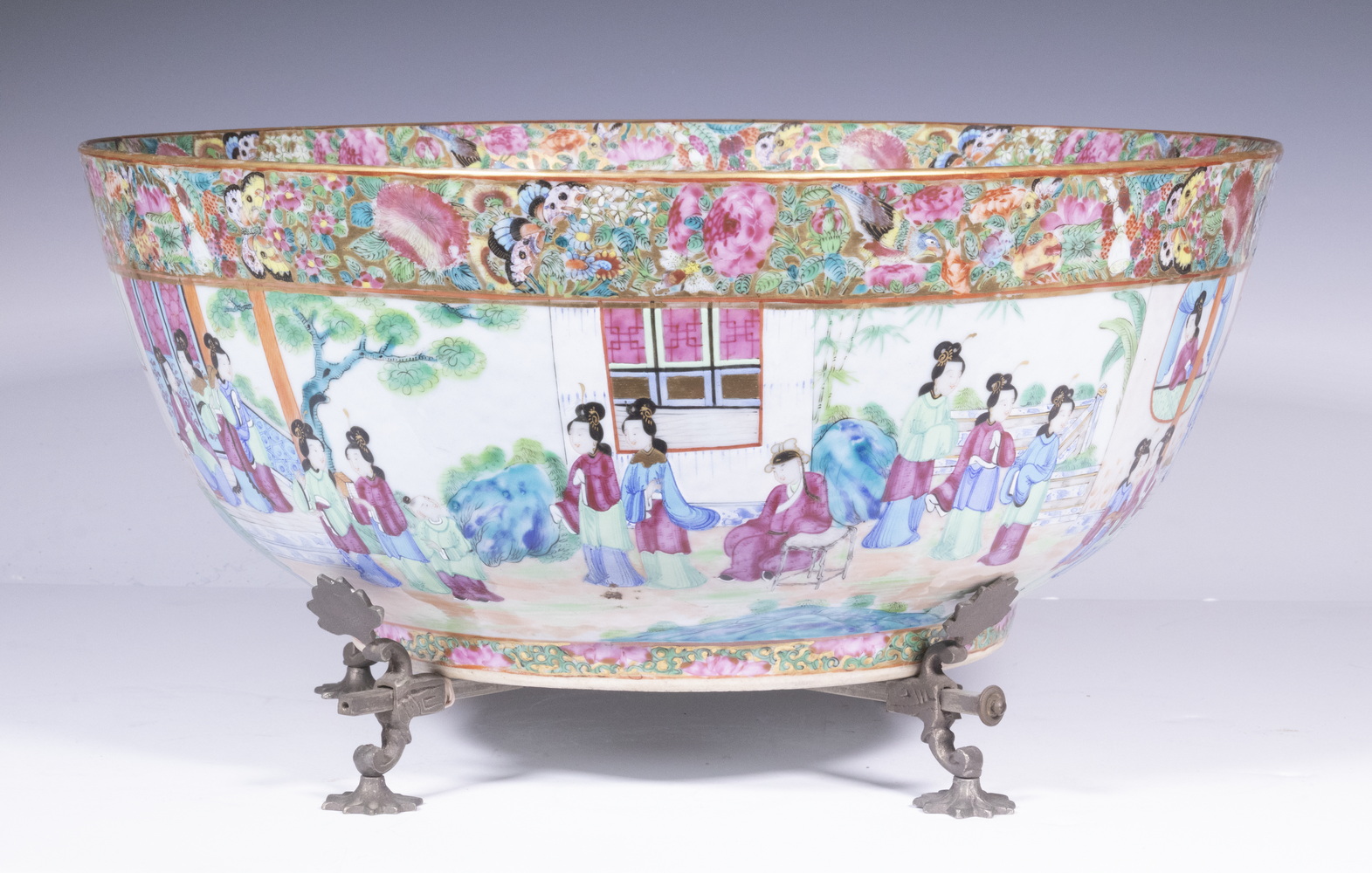 CHINESE PORCELAIN PUNCH BOWL Early