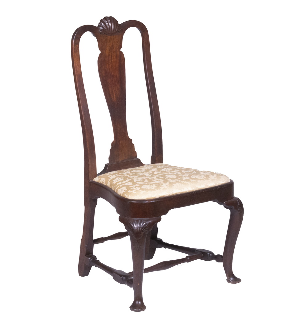 QUEEN ANNE SIDE CHAIR Circa 1750