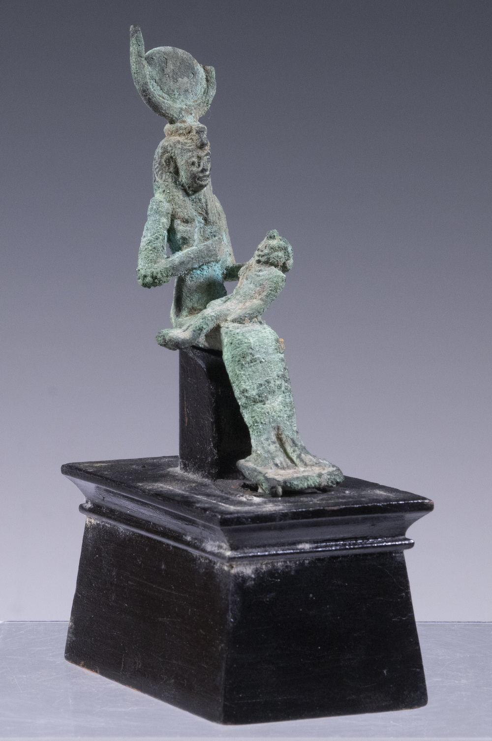 MINIATURE EGYPTIAN BRONZE SCULPTURE 2b1b9f