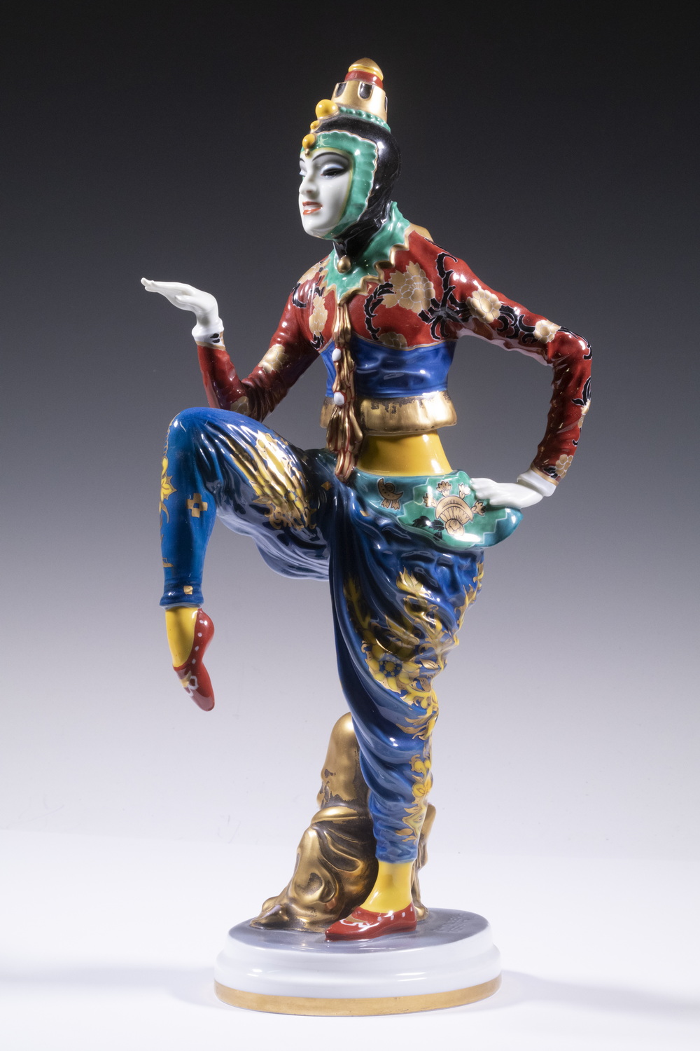 ROSENTHAL KOREAN DANCER FIGURE BY C.