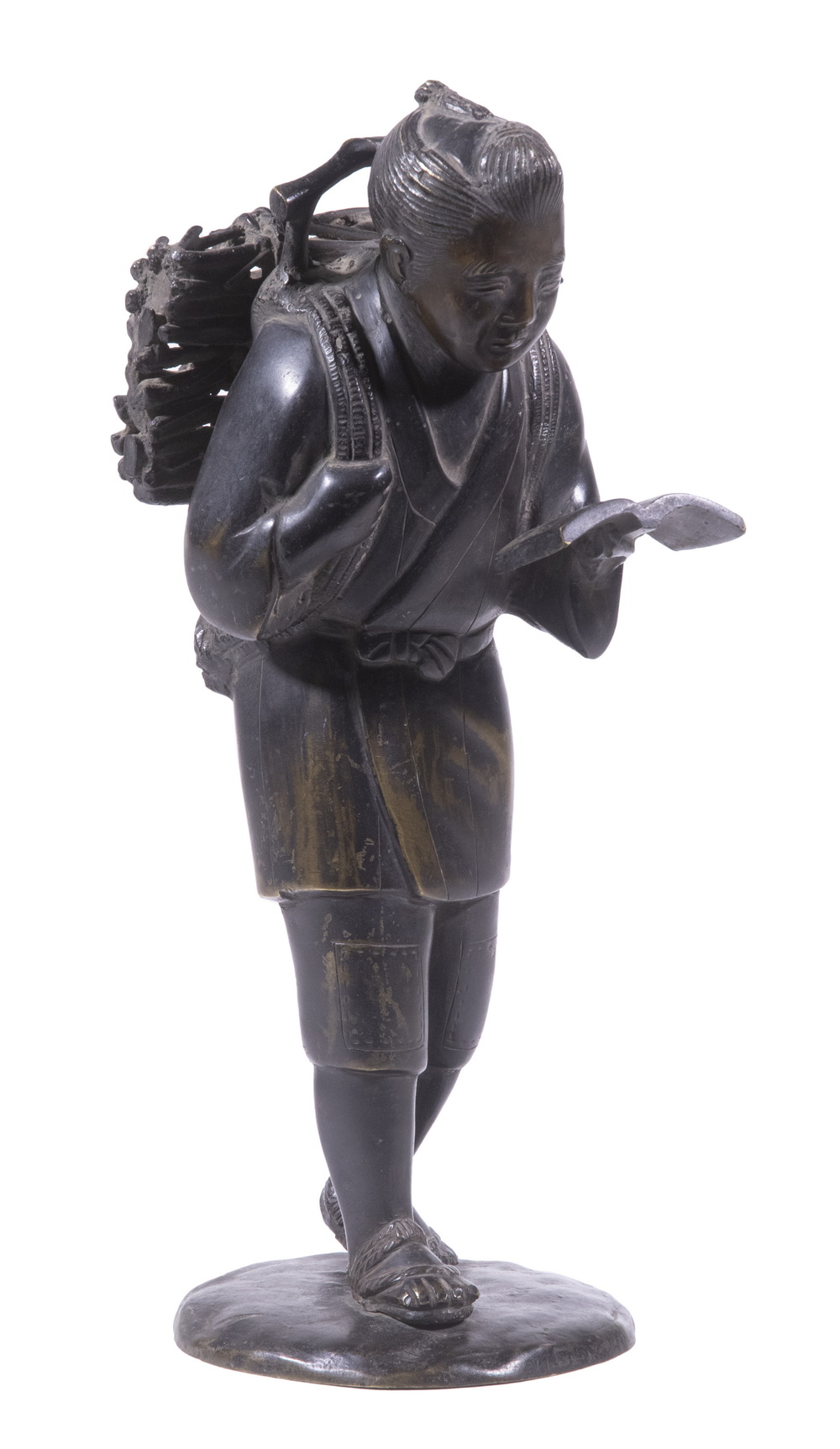 JAPANESE MEIJI PERIOD BRONZE FIGURE 2b1cd5