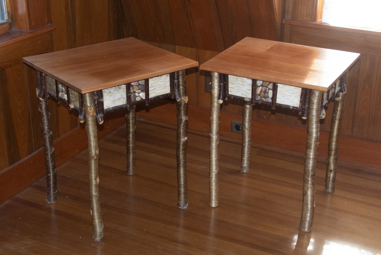 PR ADIRONDACK SIDE TABLES Matched 2b1ccc