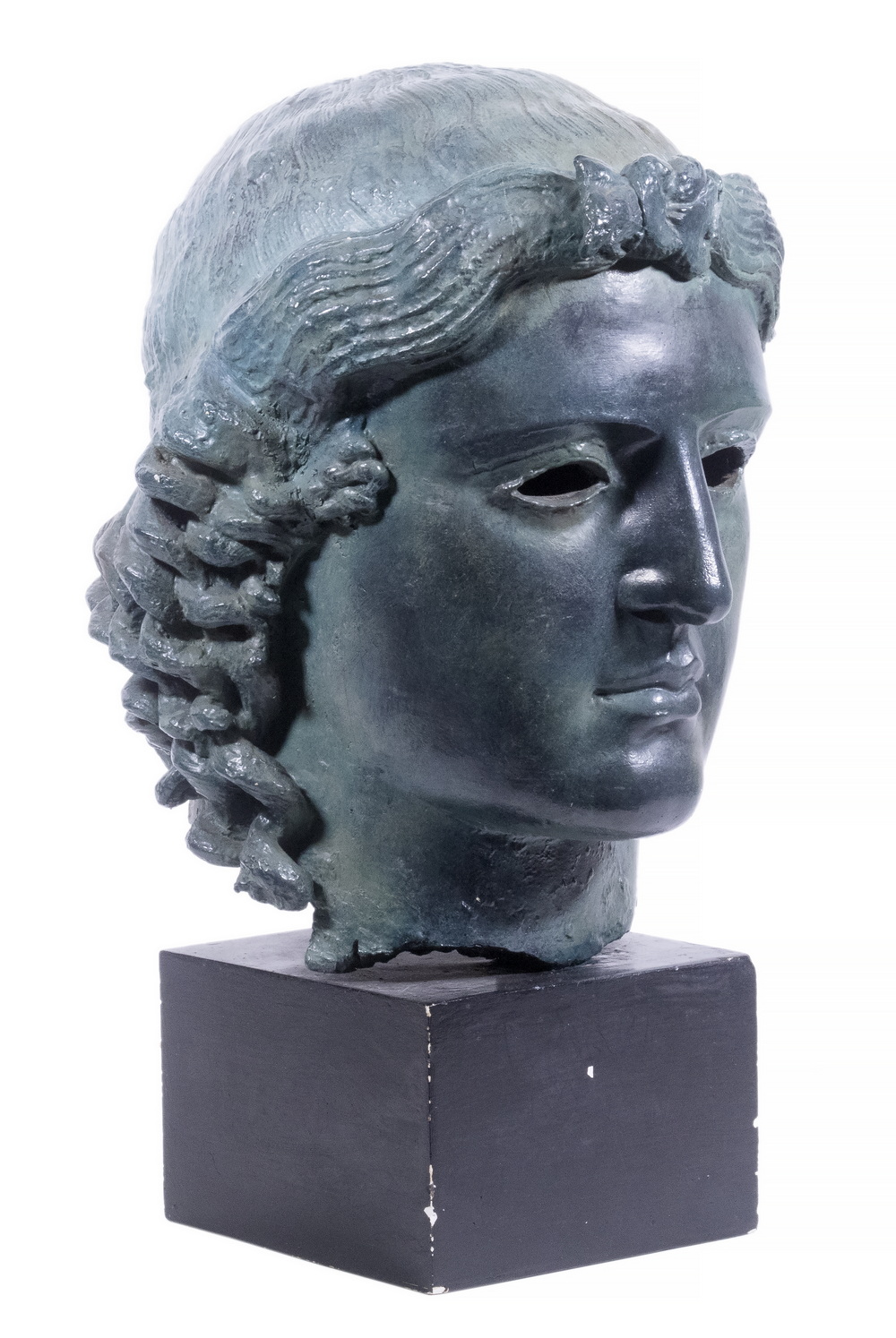 MUSEUM REPLICA OF AN ANCIENT GREEK HEAD