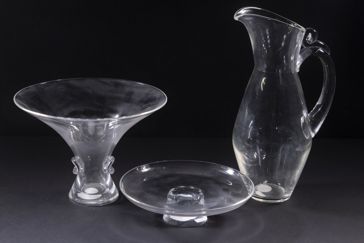 STEUBEN CLEAR ART GLASS Lot of 2b1d06