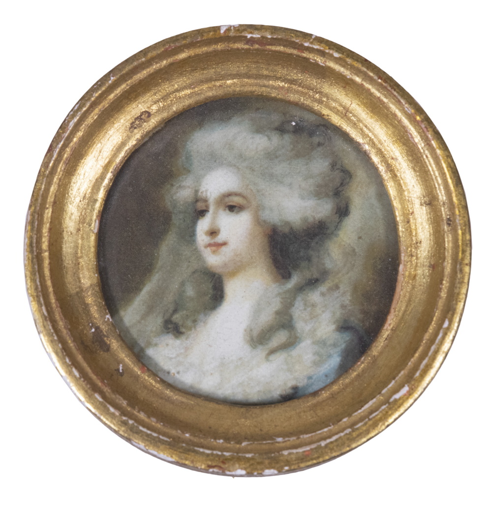 FRENCH MINIATURE PORTRAIT Marie 2b1cfe