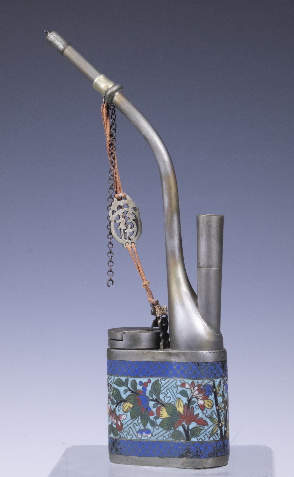 CHINESE CLOISONNE OPIUM PIPE Early