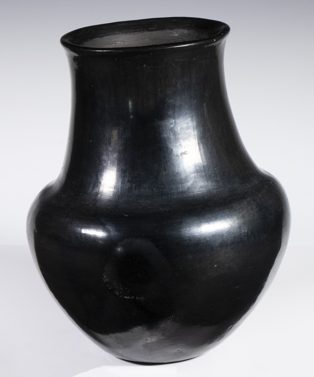 SAN IDELFONSO BLACKWARE WATER JUG Burnished