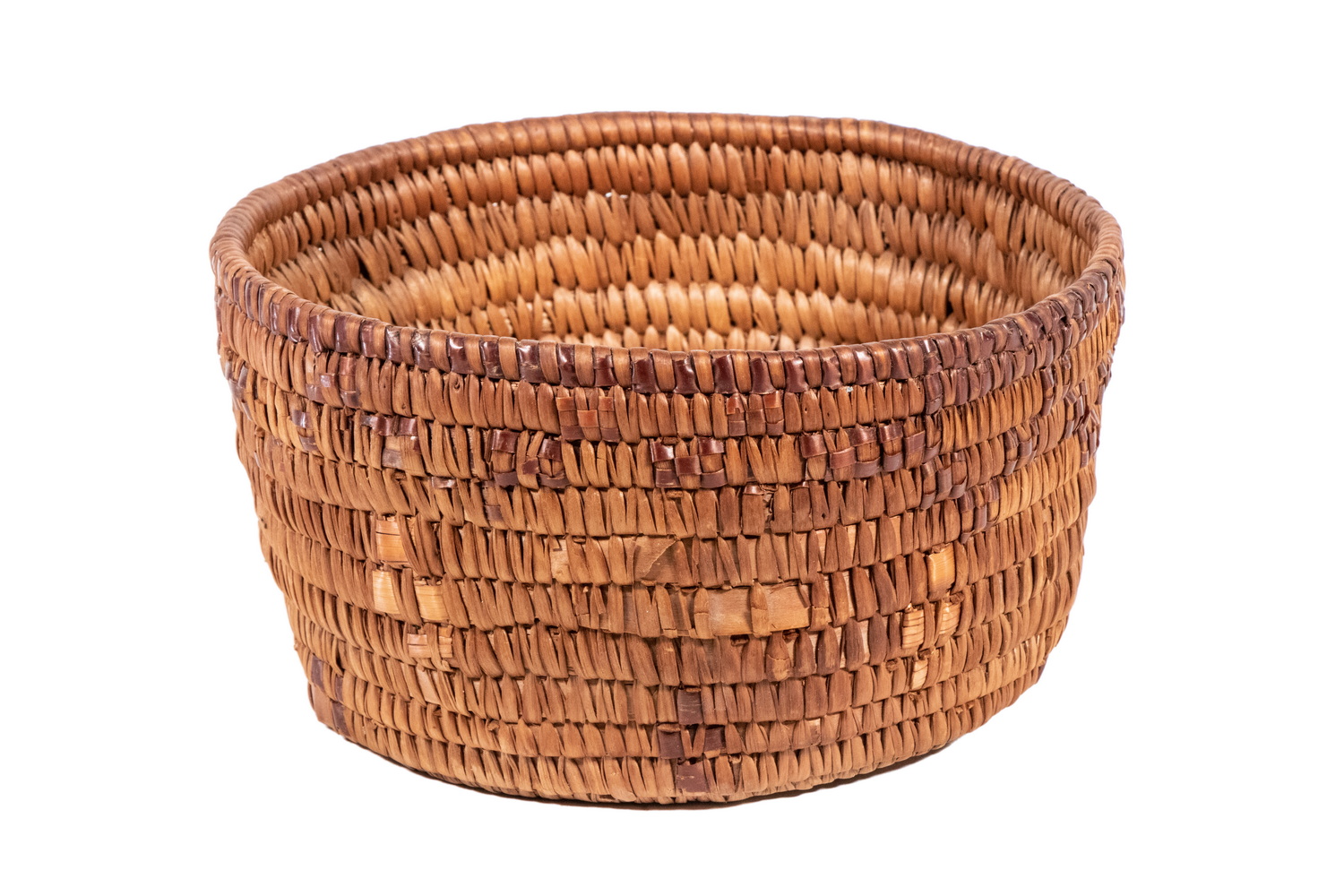 SALISH WOVEN BASKET Northwest Native 2b1d4f