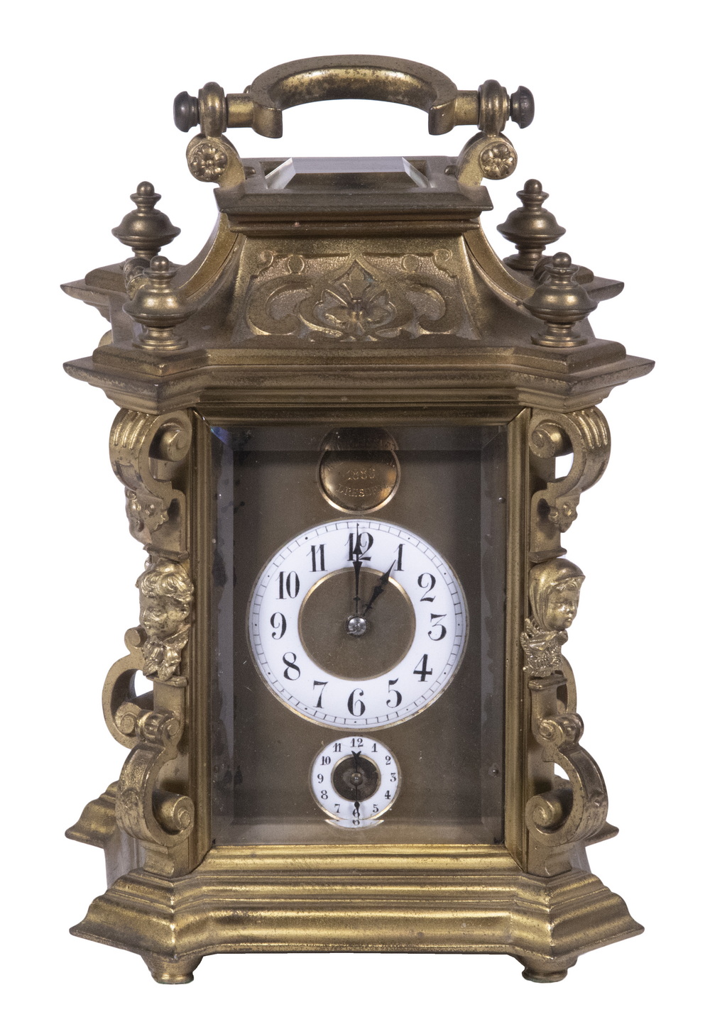 FRENCH CARRIAGE CLOCK Late 19th