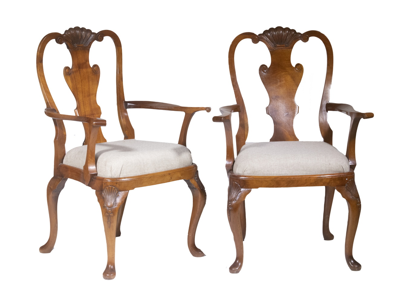 PR QUEEN ANNE ARMCHAIRS Pair of 2b1e6f