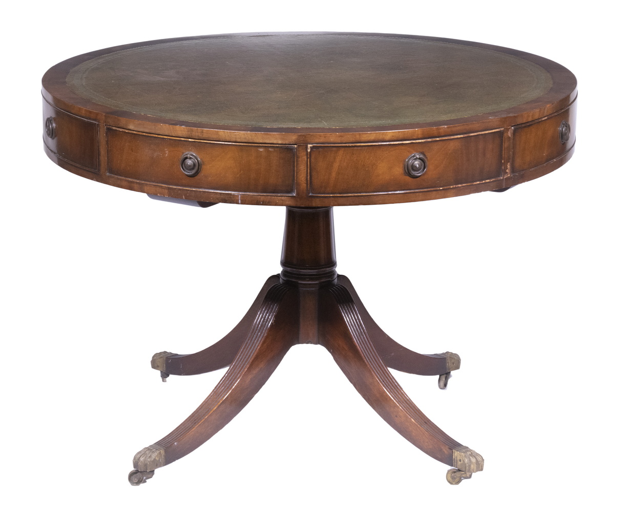 DRUM RENT TABLE Mahogany with 2b1e78
