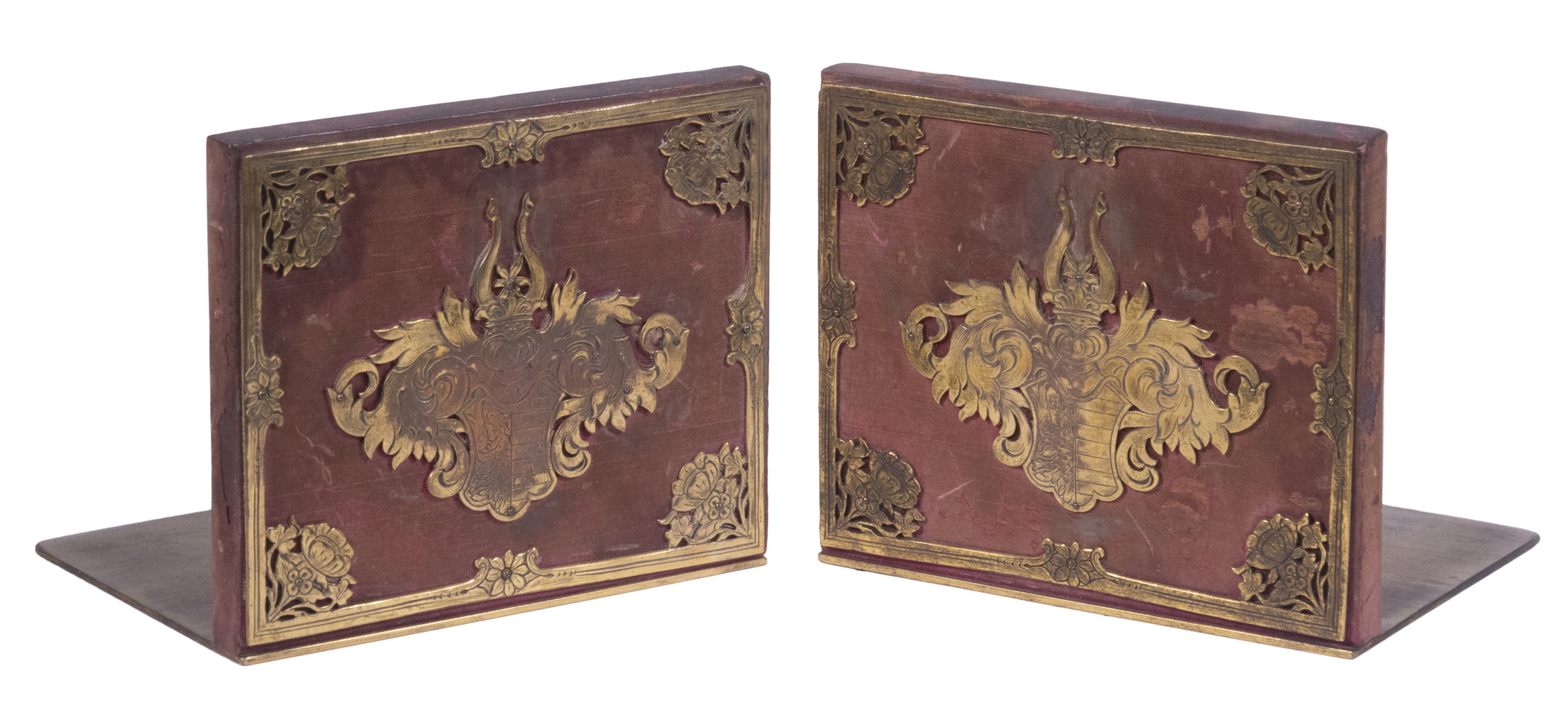 PR E.F. CALDWELL BOOKENDS Pair