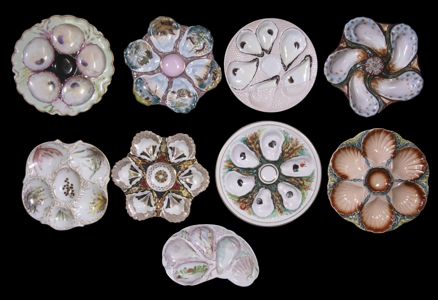 OYSTER PLATE COLLECTION Group of