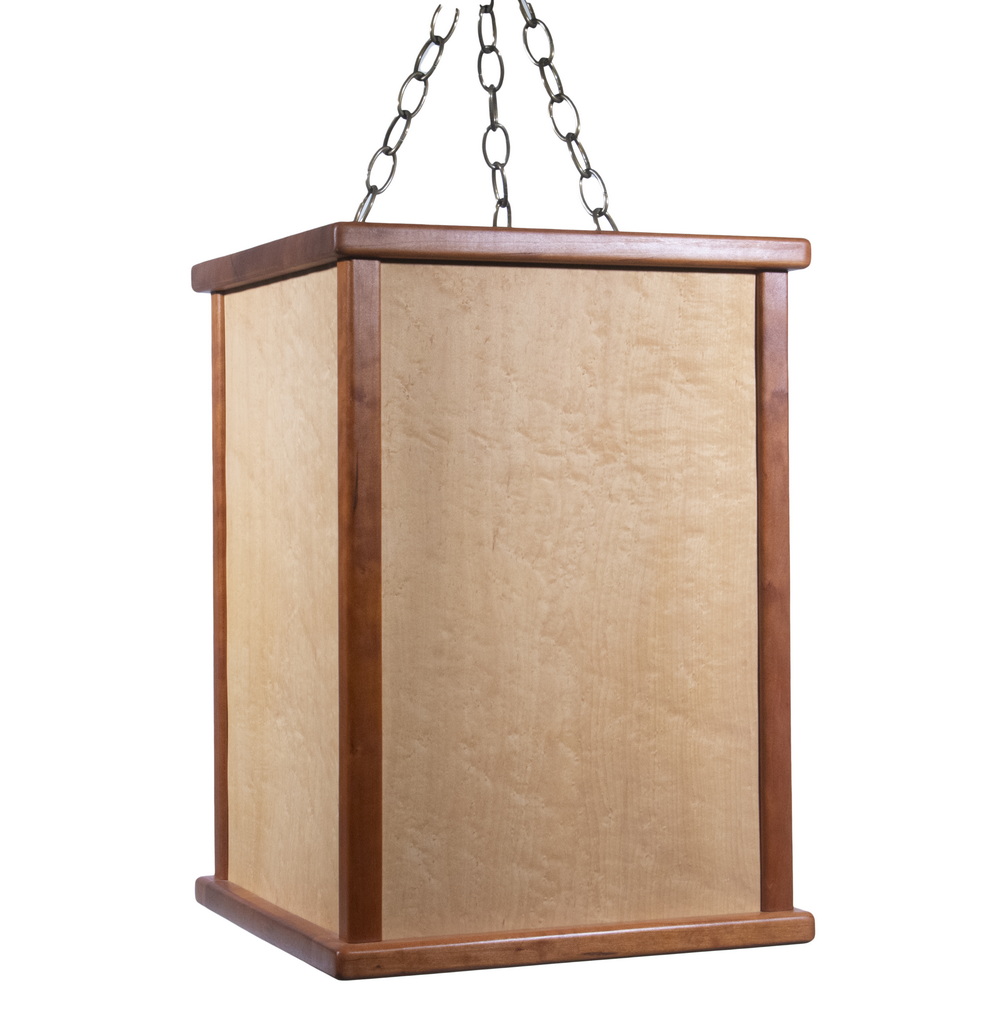 WOODEN HANGING LAMPSHADE BY GEORGE