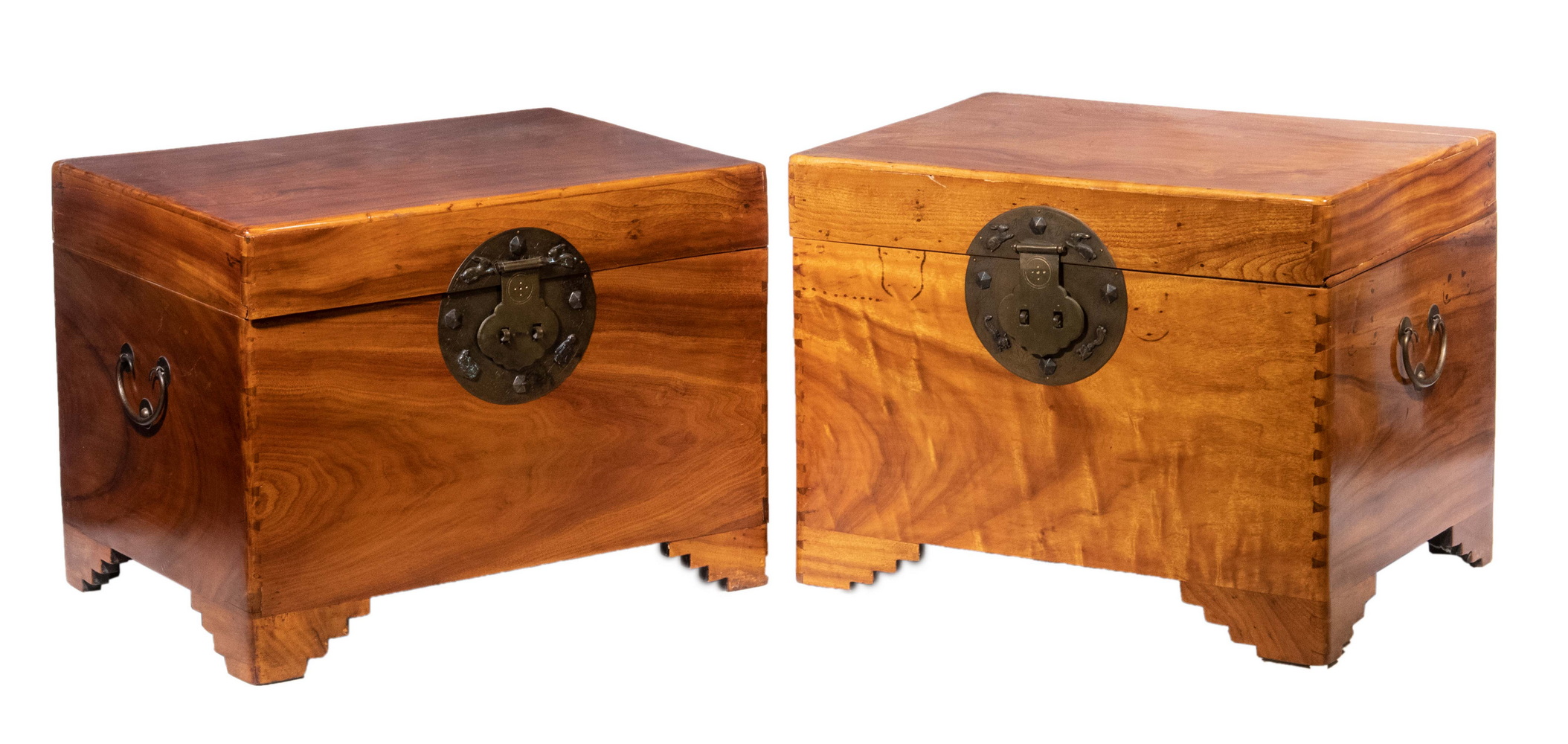 PAIR OF 19TH C. CHINESE CAMPHORWOOD