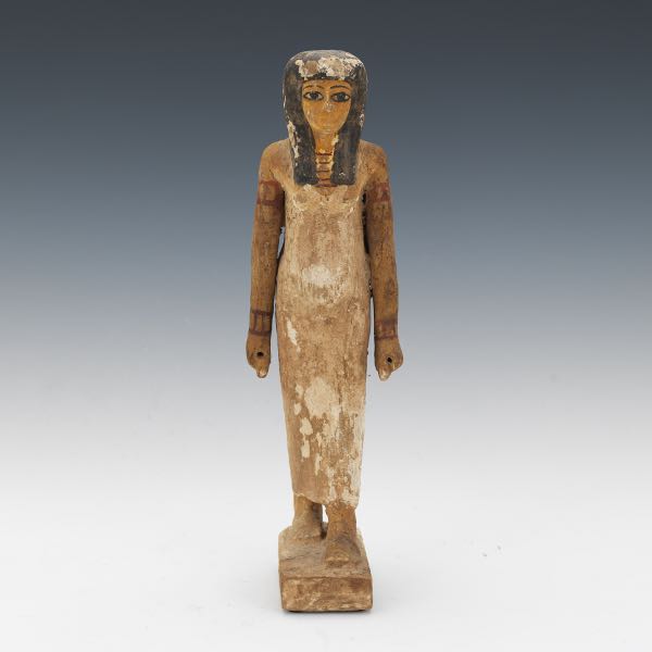 EGYPTIAN CARVED WOOD FIGURINE 13 2b209c