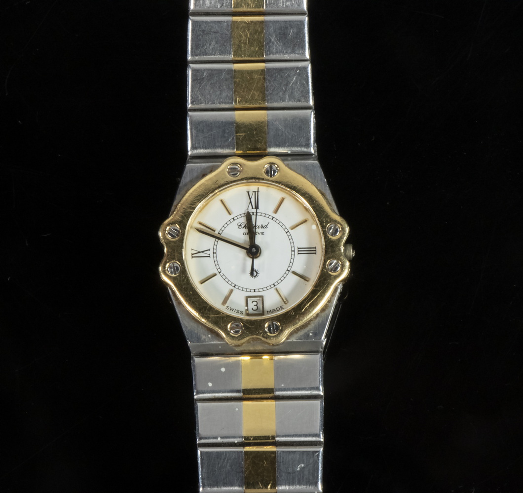 LADIES CHOPARD WRISTWATCH IN STAINLESS