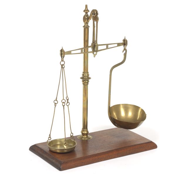 VICTORIAN DOUBLE PAN BEAM SCALE BY J.