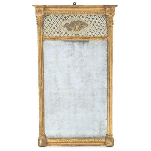 FEDERAL STYLE GILTWOOD MIRROR WITH