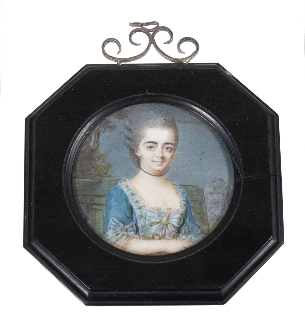 18TH C FRENCH MINIATURE PORTRAIT 2b2255