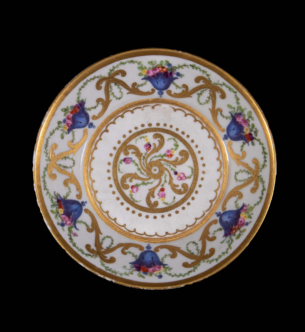 SEVRES PORCELAIN DISH Small Hand