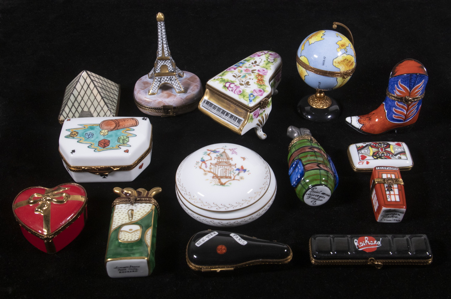 LIMOGES TRINKET BOX COLLECTION Lot of