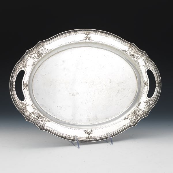 GORHAM STERLING SILVER TRAY, RETAILED