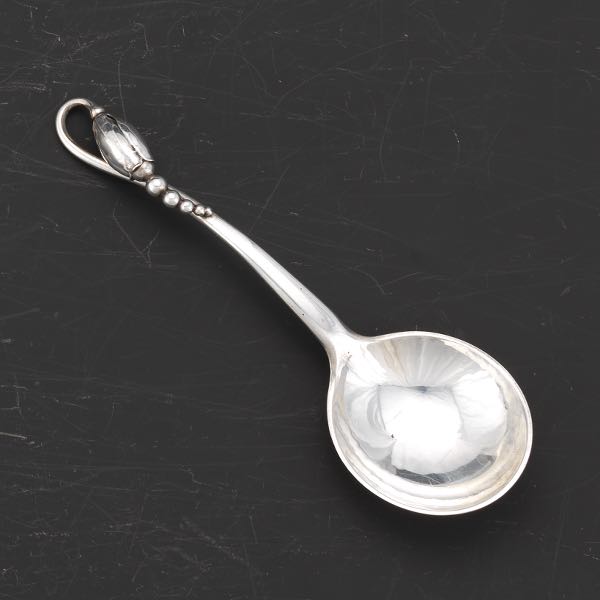 GEORG JENSEN STERLING SILVER SPOON,