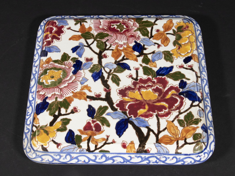 GIEN POTTERY HAND PAINTED TRIVET