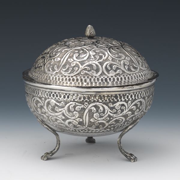 GREEK 900 SILVER GLOBULAR VANITY