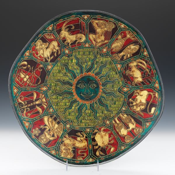 ASTROLOGICAL PLATTER 1 x 18 2b2408