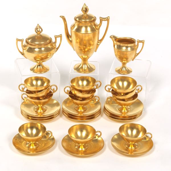 LIMOGES FRANCE HEALEY GOLD PORCELAIN 2b265e