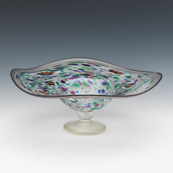 LARGE MURANO ART GLASS MILLEFIORI 2b2687