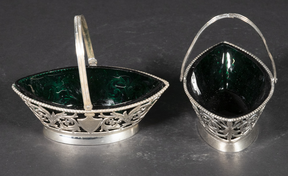 PR VICTORIAN GLASS LINED SILVER