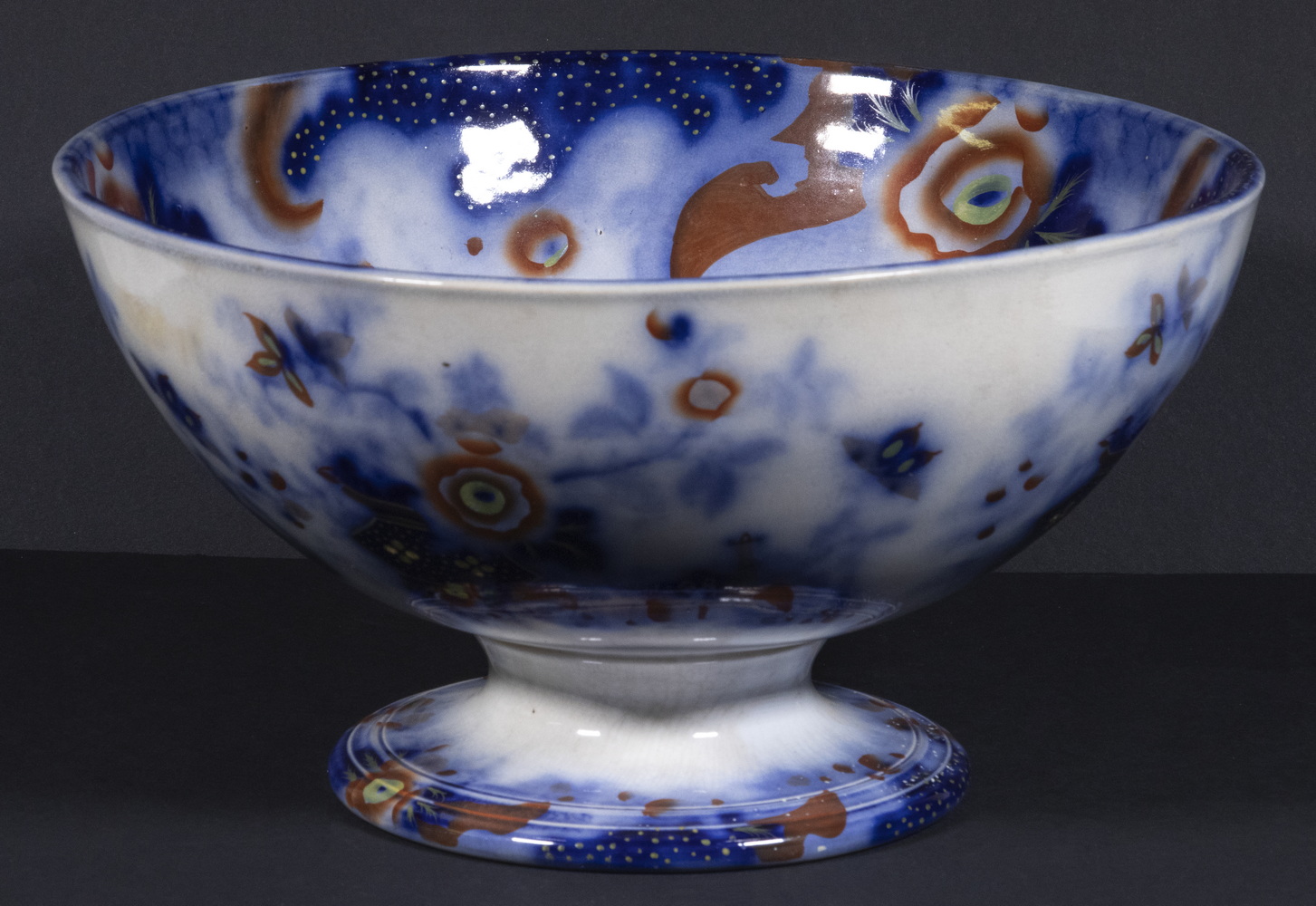 ENGLISH IRONSTONE PUNCHBOWL 19th c.