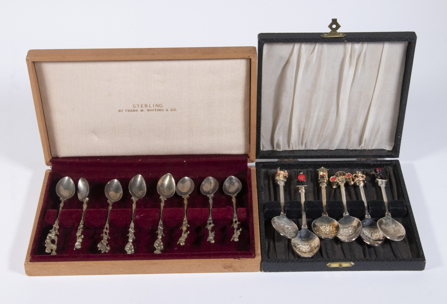  2 CASED SPOON SETS Including  2b2897