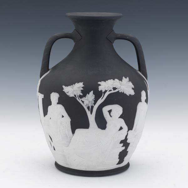 WEDGWOOD BLACK JASPERWARE PORTLAND