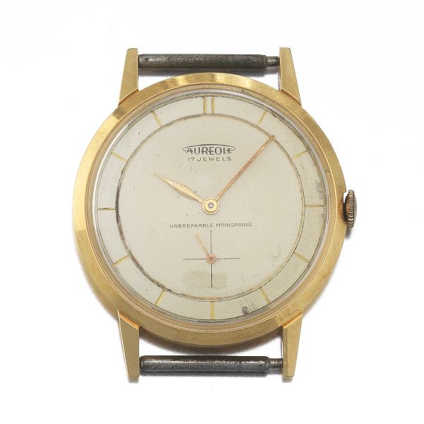 VINTAGE 18K GOLD AUREOLE UNBREAKABLE 2b295a