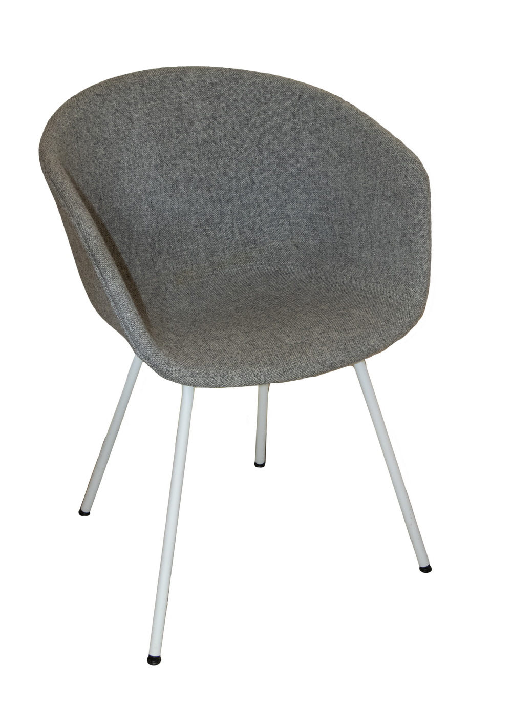 UPHOLSTERED BUCKET CHAIR Knoll style 2b2a97