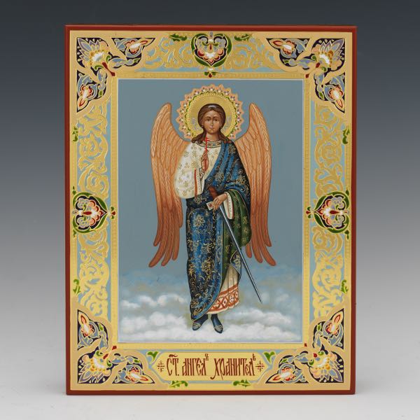 ICON OF HOLY GUARDIAN ANGEL  11"H