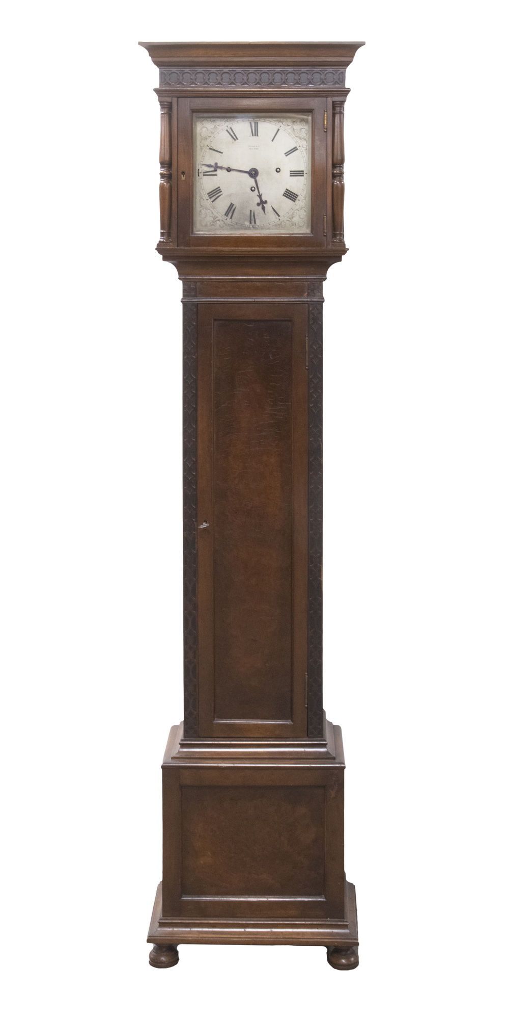 TIFFANY GRANDMOTHER TALL CLOCK