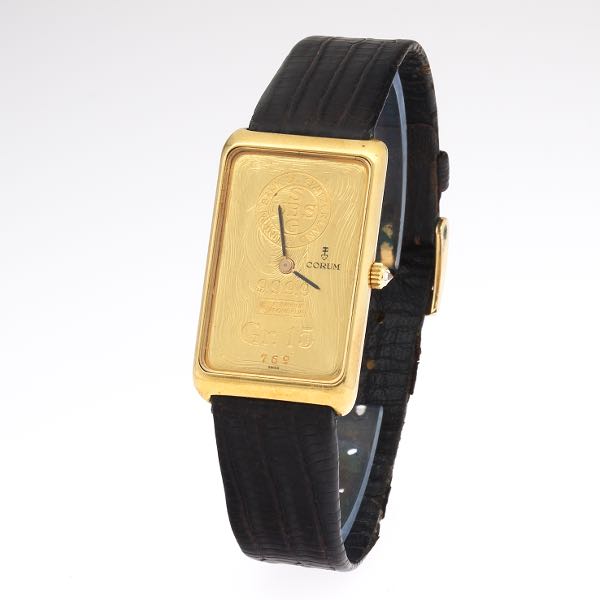 CORUM GOLD BAR 15GM INGOT WATCH