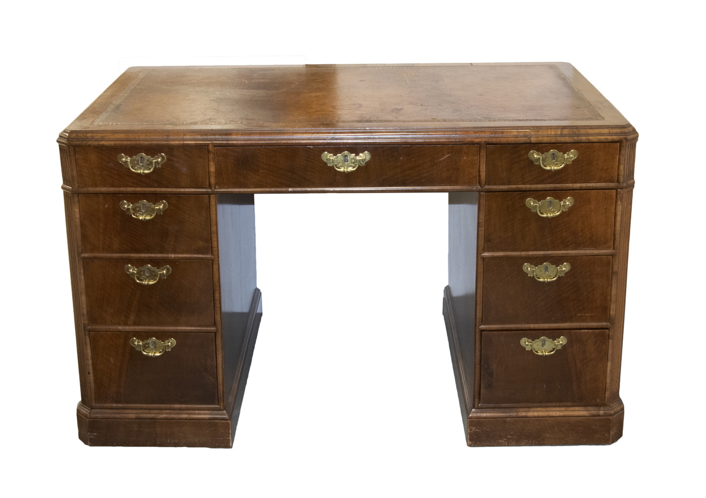 ENGLISH PEDESTAL DESK Georgian 2b2b9e