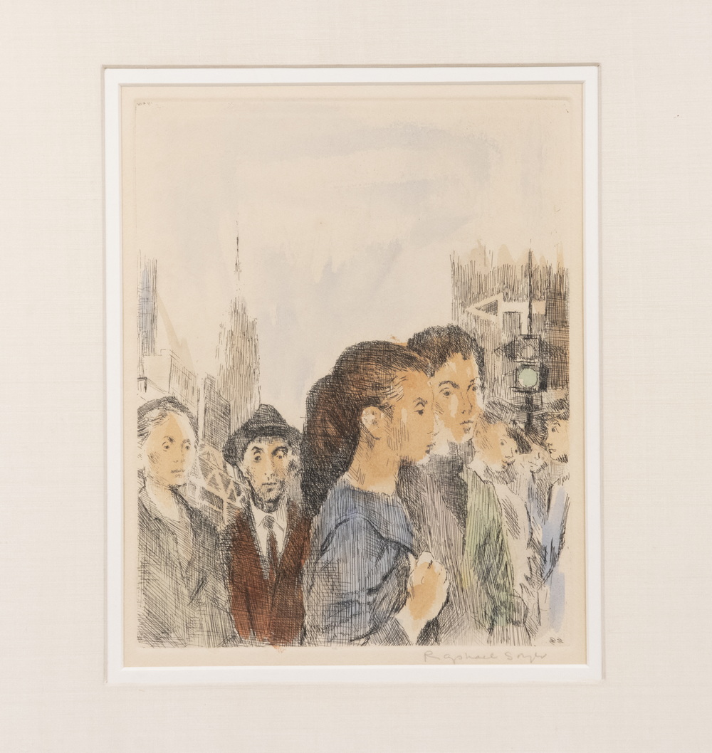 RAPHAEL SOYER NY 1899 1987 Manhattan 2b2bca