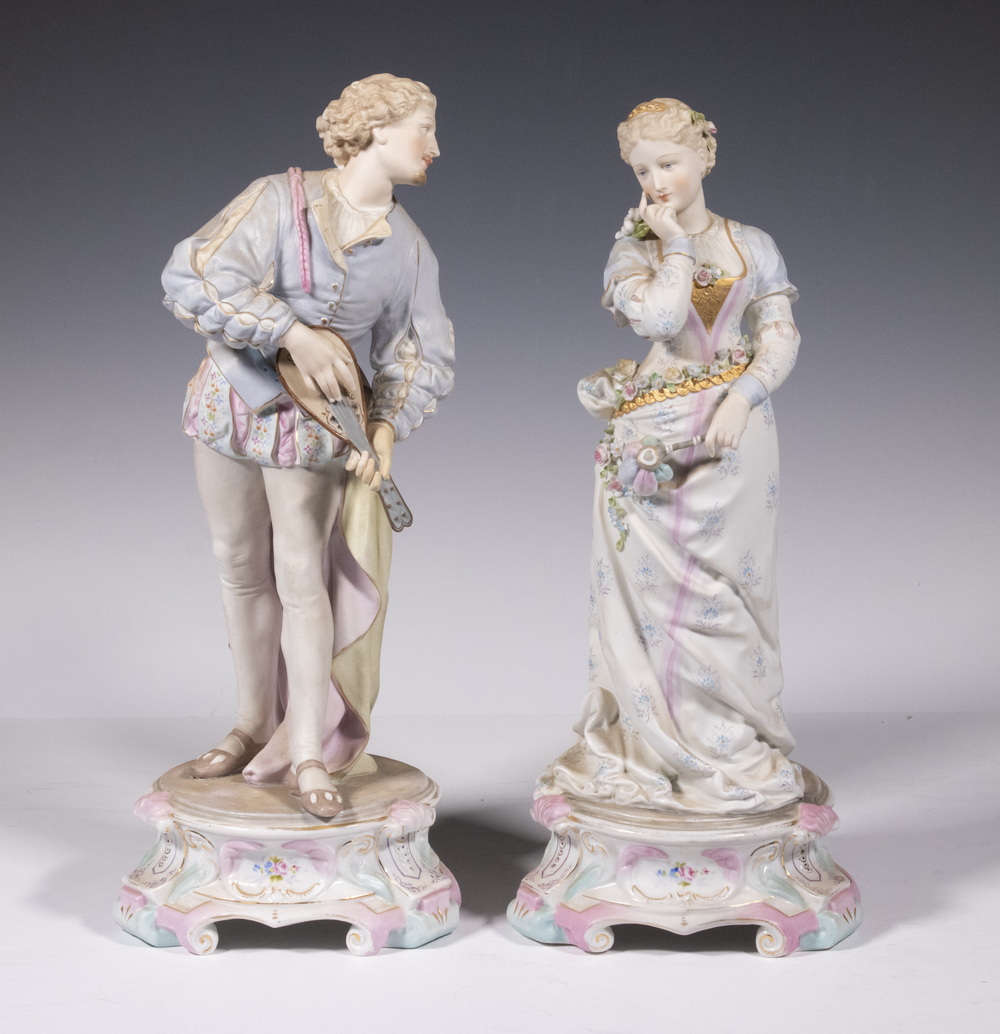 PR MEISSEN COURTING COUPLE FIGURINES