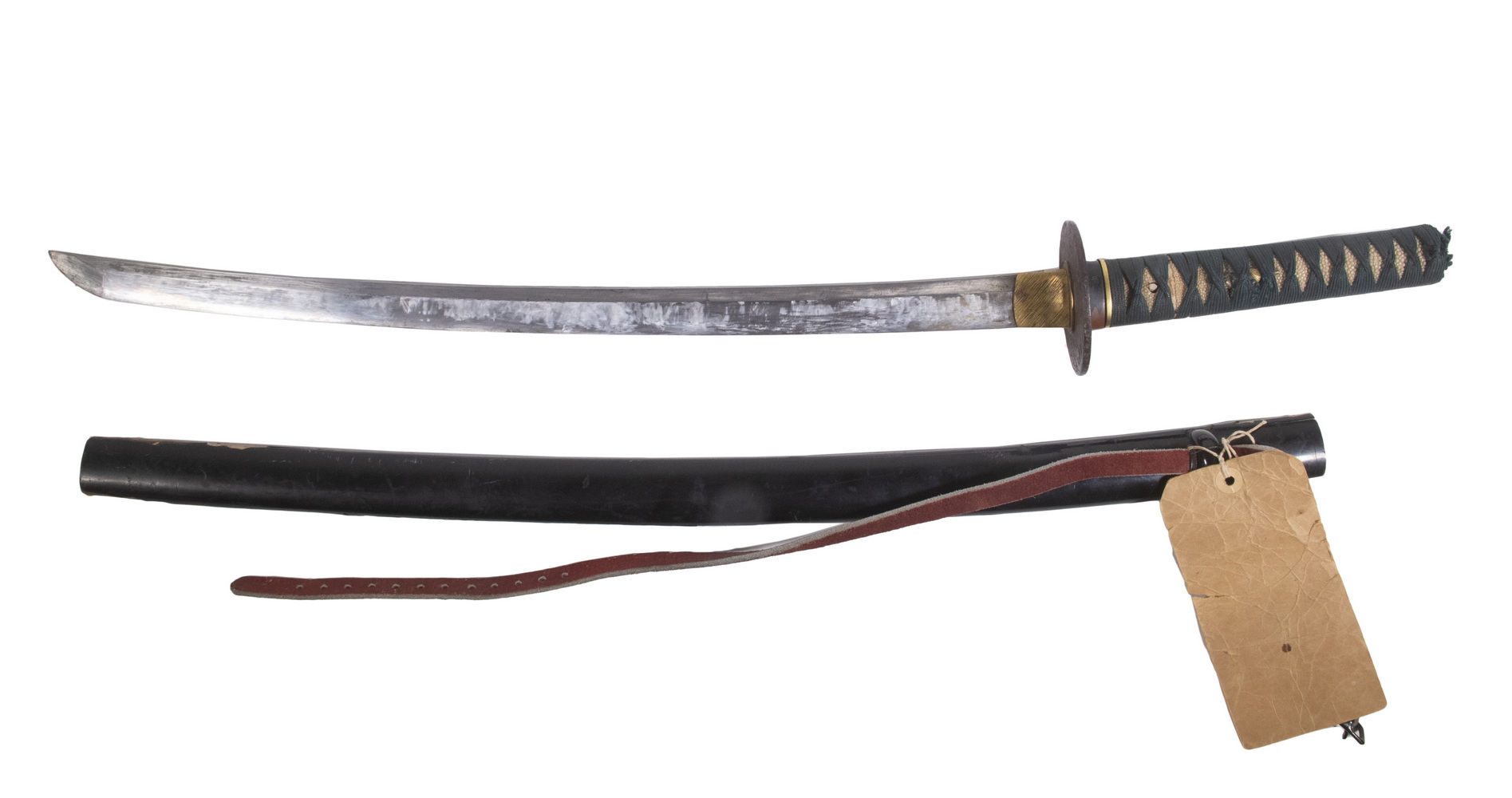 JAPANESE SAMURAI SWORD WITH IRON 2b2c39