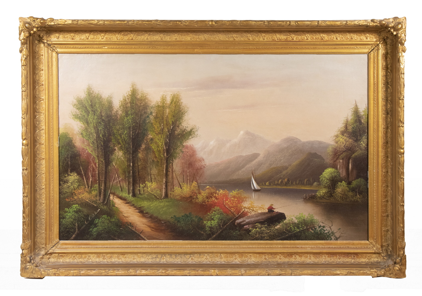 MID 19TH C NEW HAMPSHIRE LANDSCAPE 2b2cc2