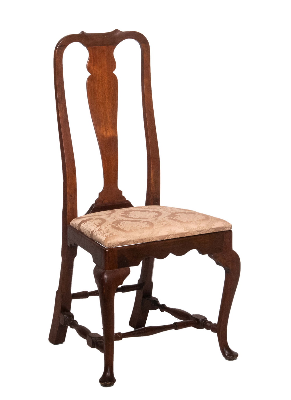 QUEEN ANNE SIDE CHAIR 18th c. Mahogany