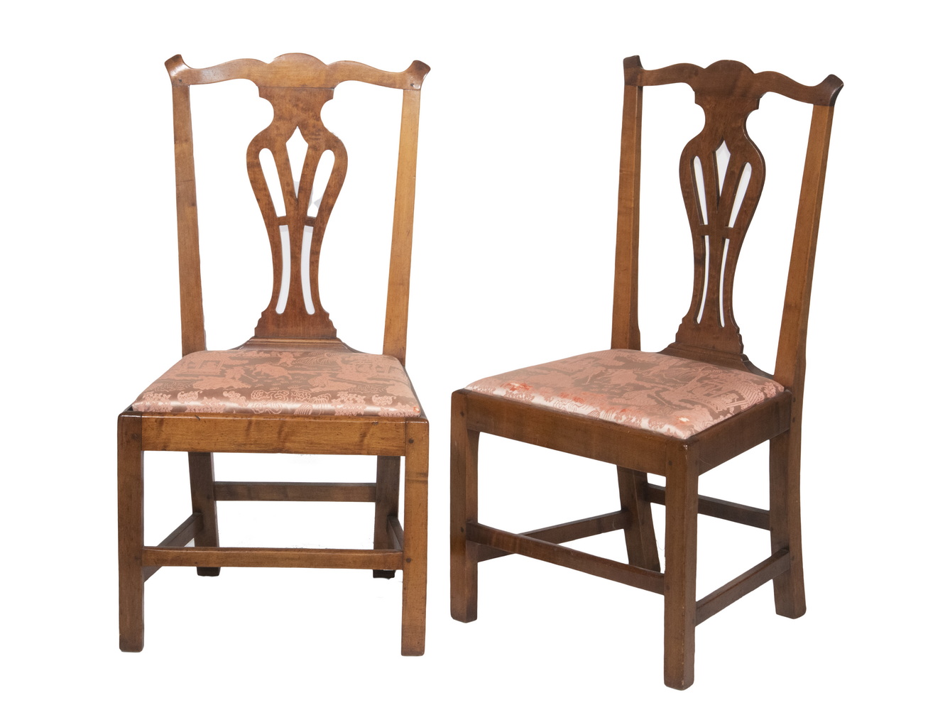 PR CHIPPENDALE SIDE CHAIRS Pair 2b2cc8